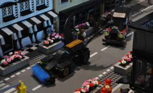 Élő LEGO város apával